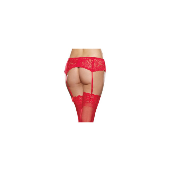 Porte jarretelles grande taille dentelle 3 couleurs disponibles 